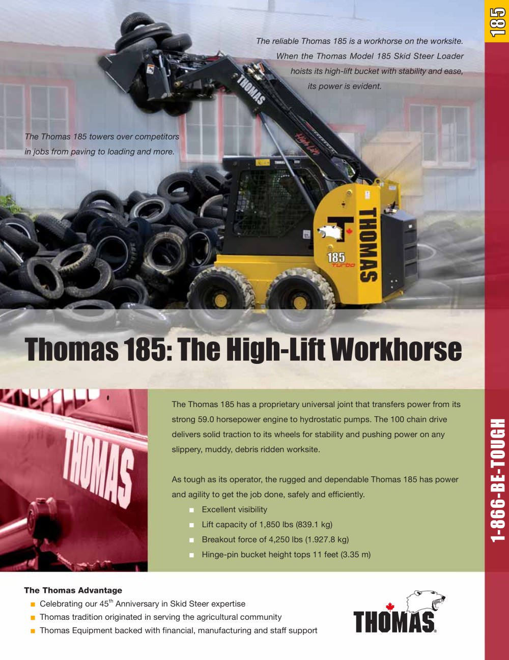 Model 185 Brochure - Thomas Equipment Inc.