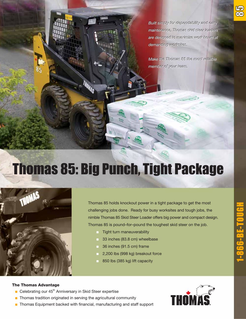 Model 85 Brochure - Thomas Equipment Inc.