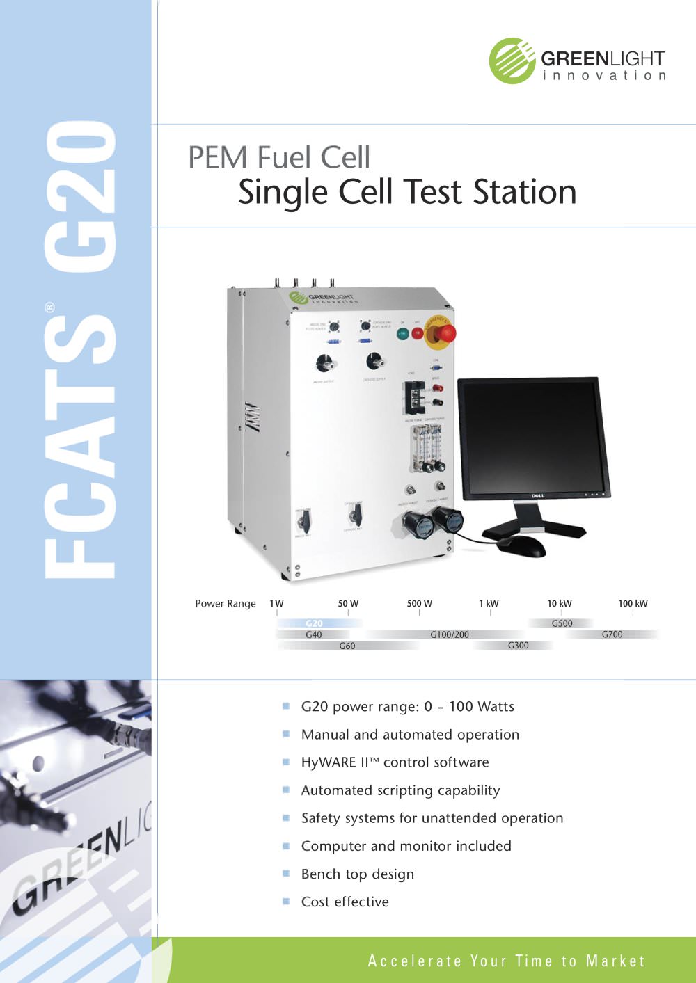 fuel cell test station  G20 - Greenlight Innovation Corp.