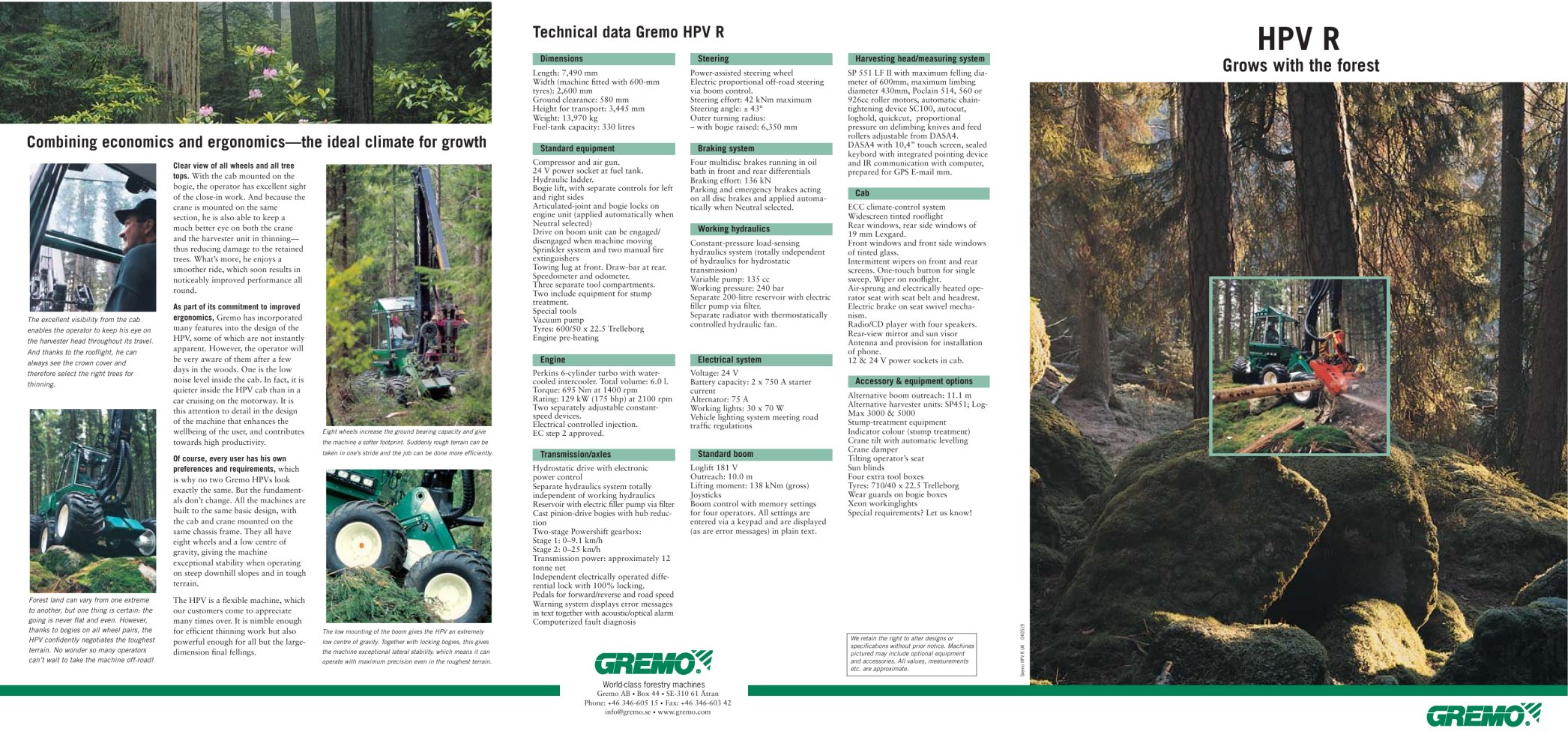GREMO Harvester HPV R - Gremo AB