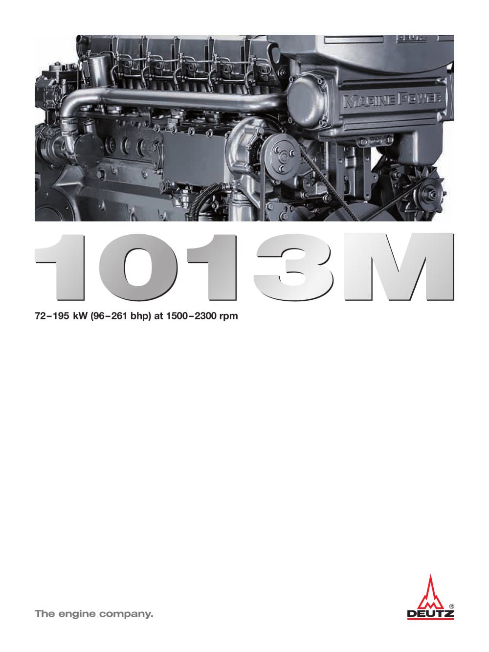1013M The marine engine - DEUTZ
