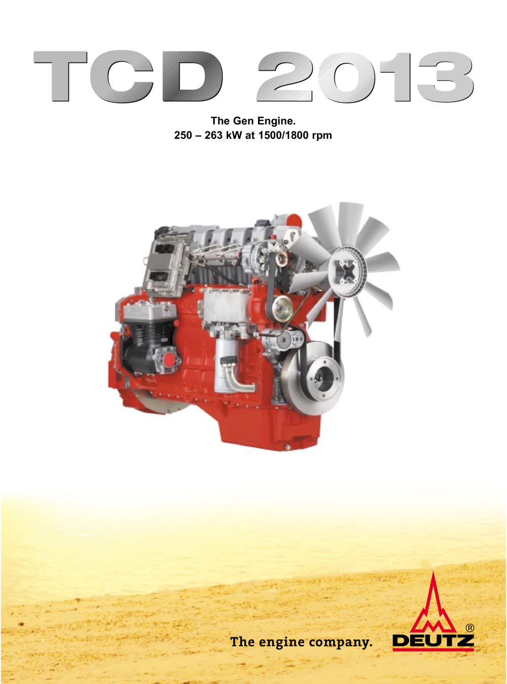 TCD 2013 The genset engine - 1 / 4 Pages