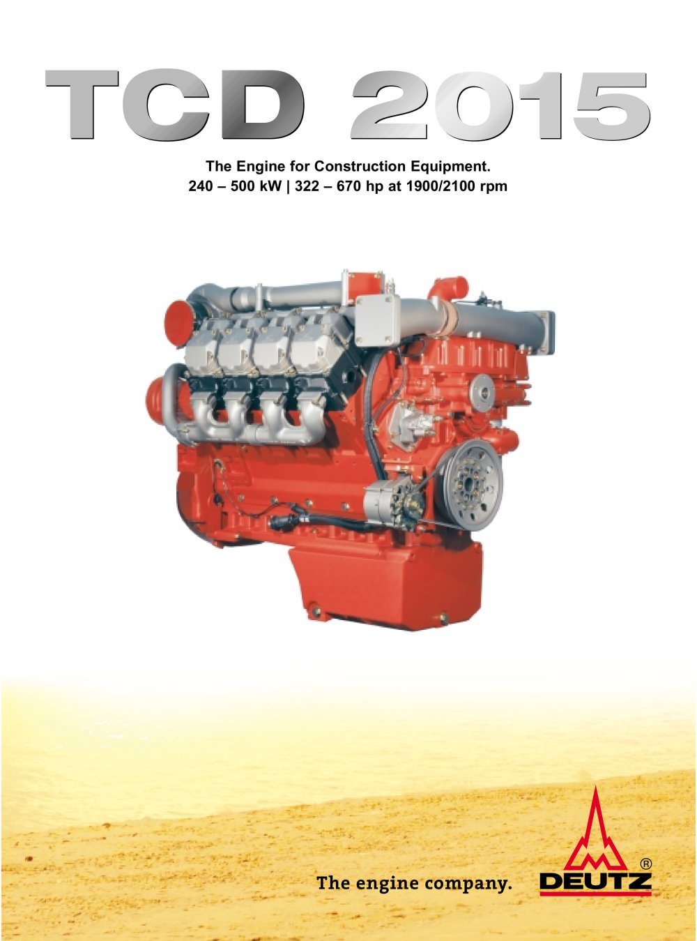 TCD 2015 The construction equipment engine - DEUTZ