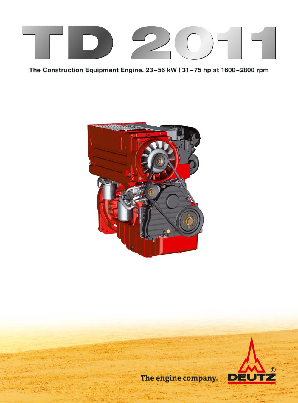 TD 2011 The construction equipment engine - DEUTZ