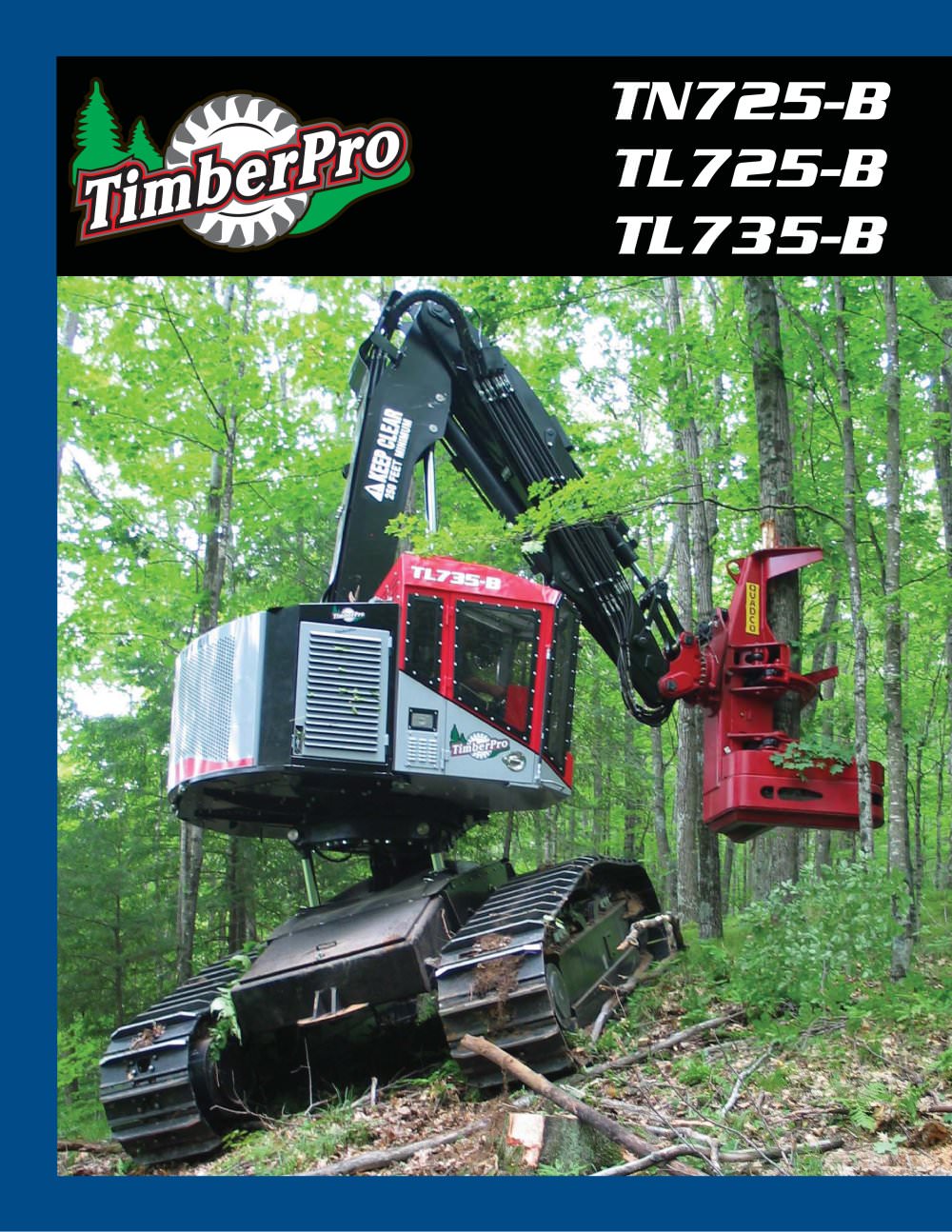 tracked forestry harvester - TimberPro, Inc.