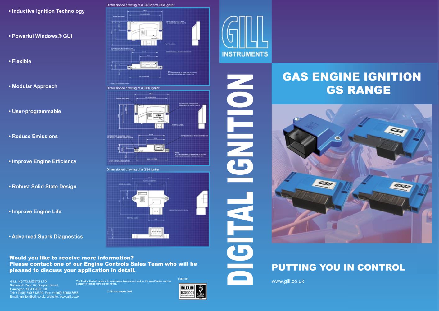 GS Range- overview of the GS range of engine controls - Gill instruments