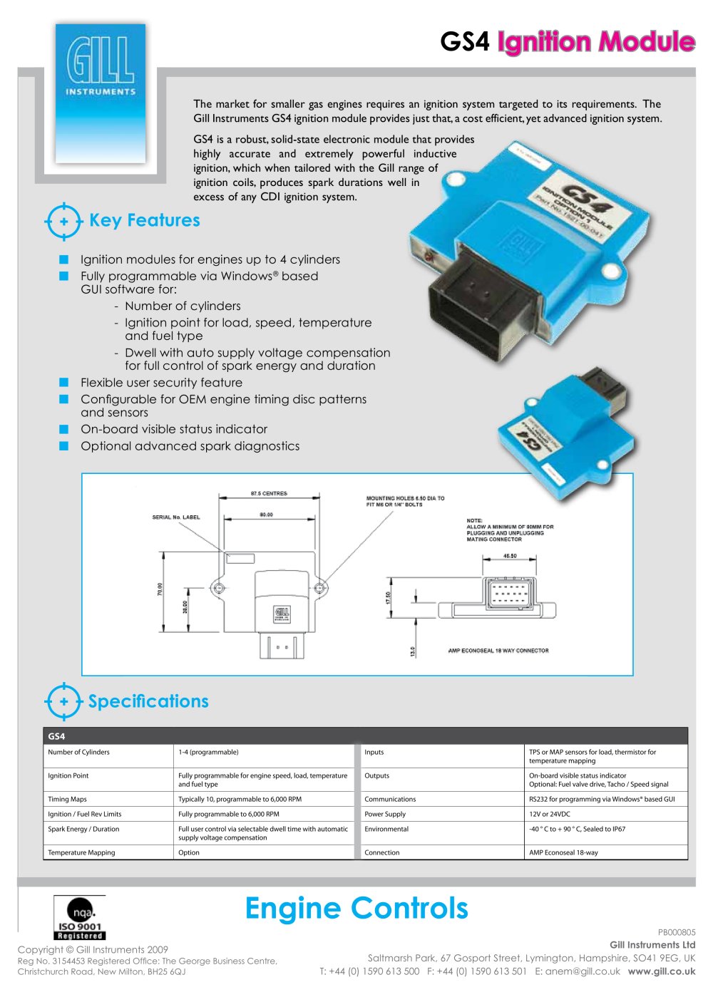 GS4 - ignition module - Gill instruments