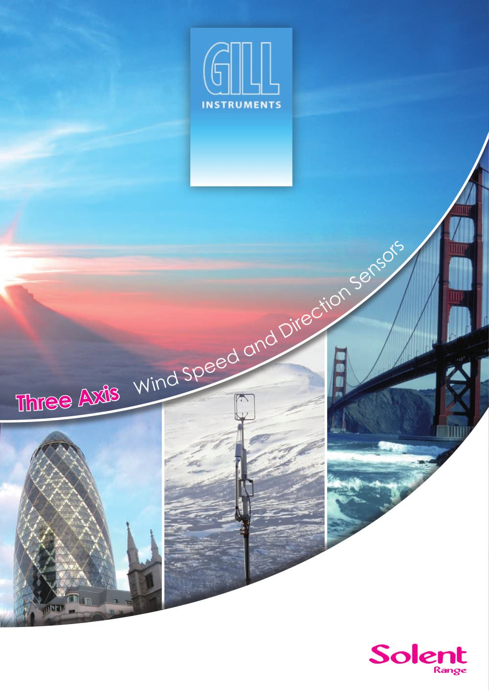 Three axis Solent range - Three axis Ultrasonic wind sensors for wind speed, direction and turbulence - Gill instruments