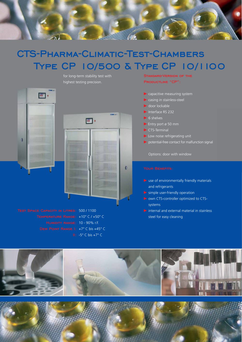 Pharma Climatic Test Chambers - CTS