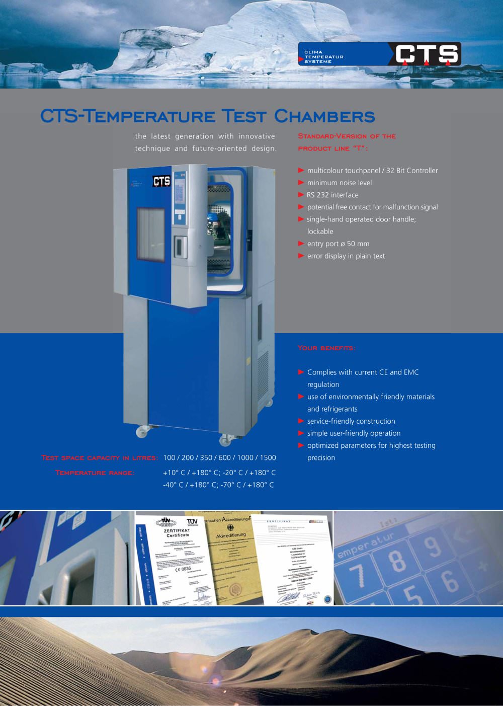 temperature test chamber - CTS