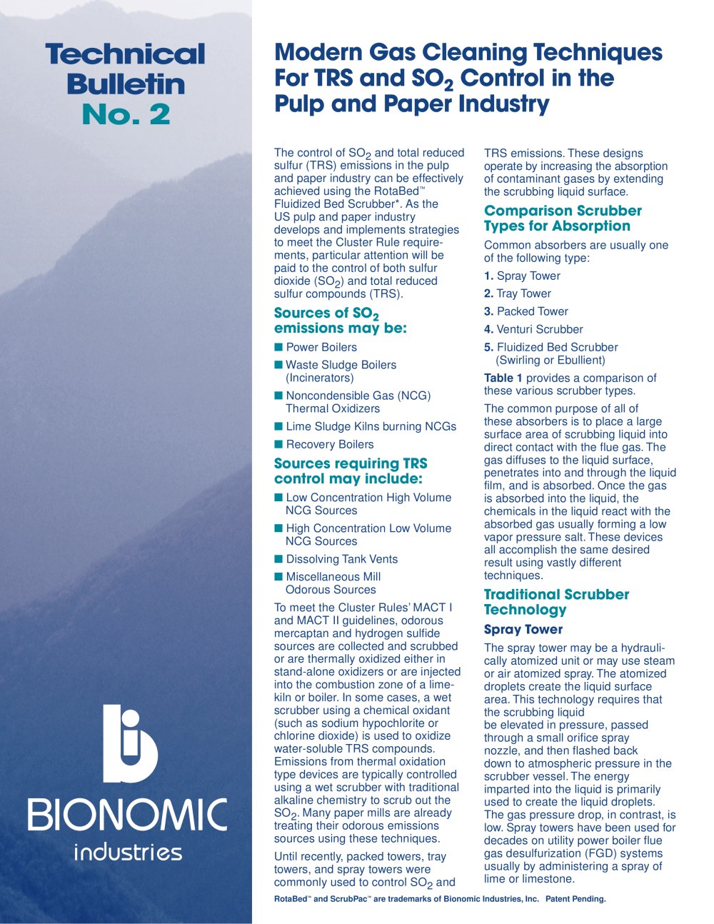 Technical Bulletin No. 2 - bionomicind