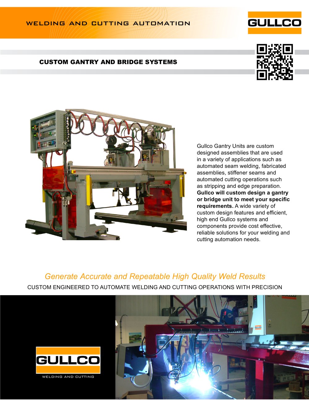 Customized Welding Gantry - Gullco International