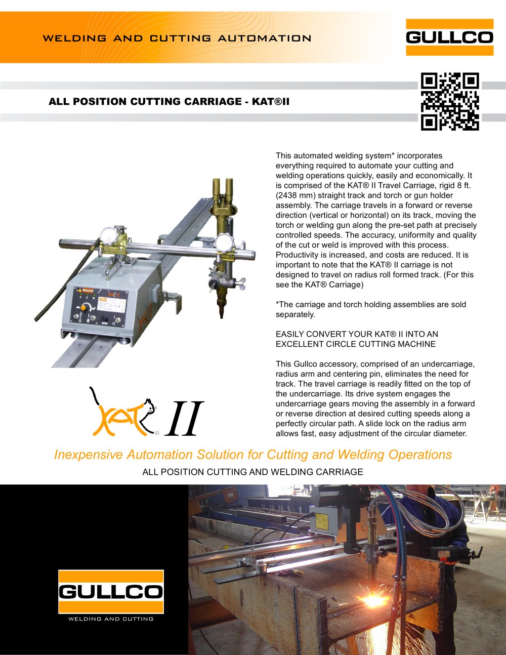 Cutting Carriage - KAT II - Gullco International