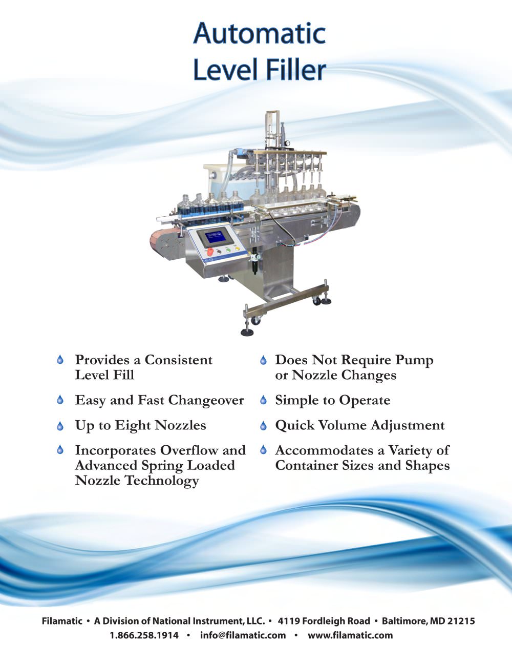 Automatic Level Filler - Filamatic