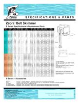 Belt Skimmer - specifications