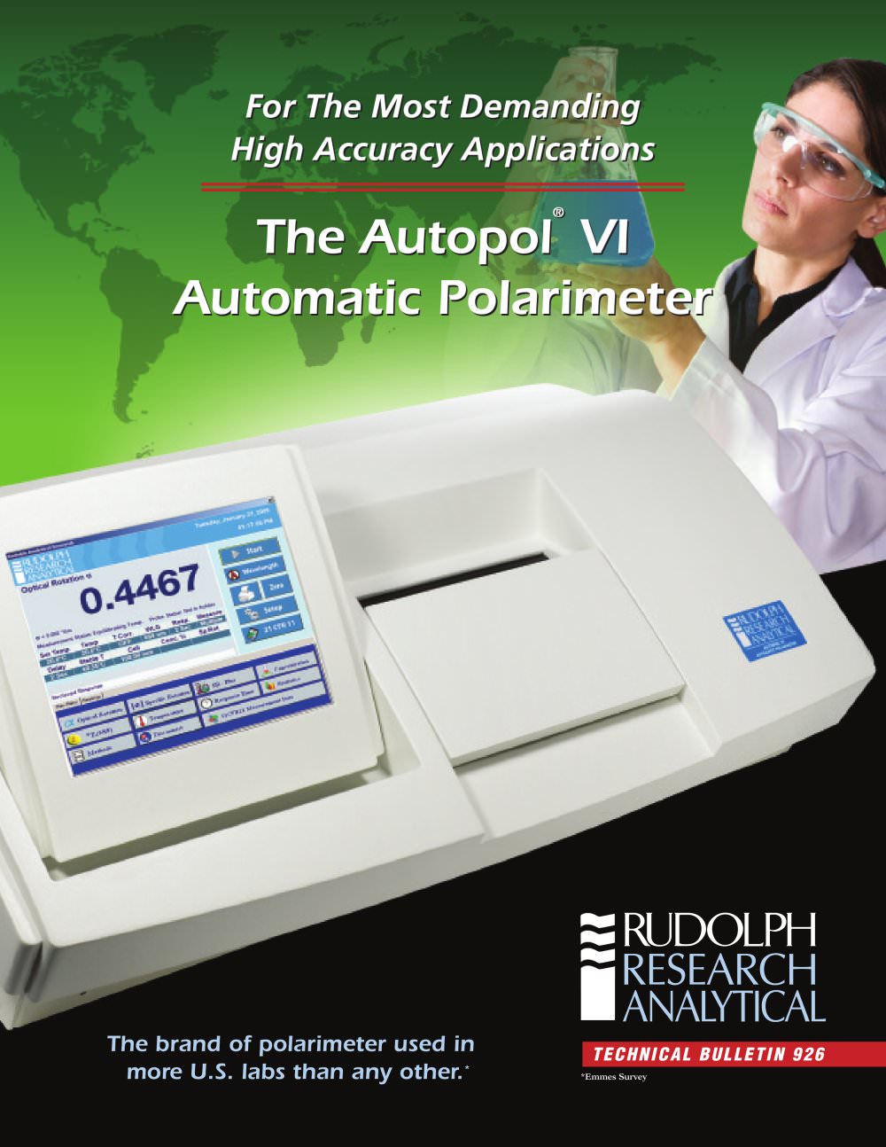 automatic polarimeter - Rudolph Research Analytical