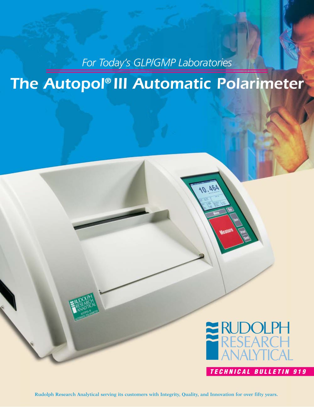 AUTOPOL III Polarimeter - Rudolph Research Analytical