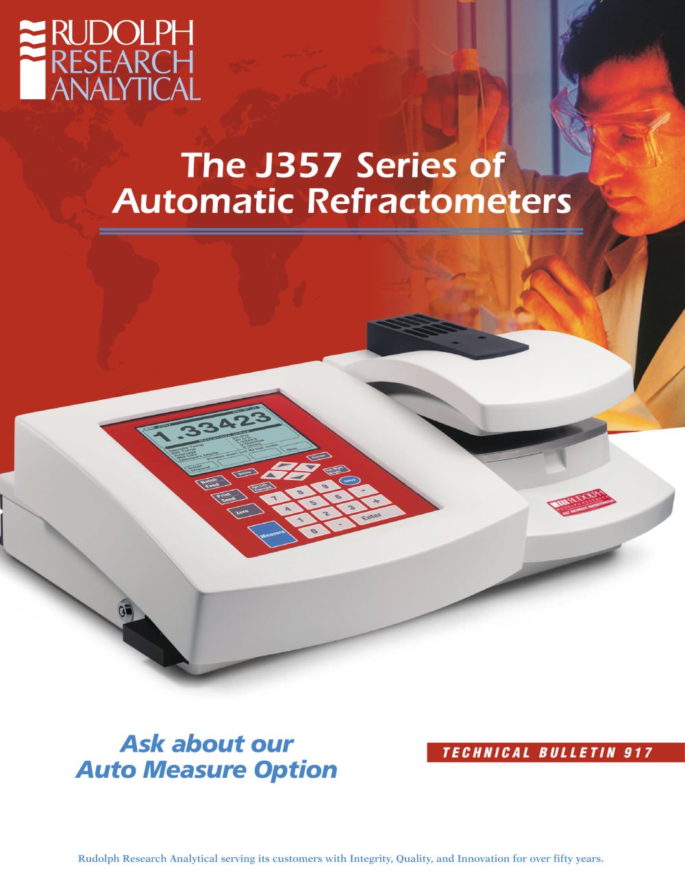 J357 AUTOMATIC REFRACTOMETER - Rudolph Research Analytical