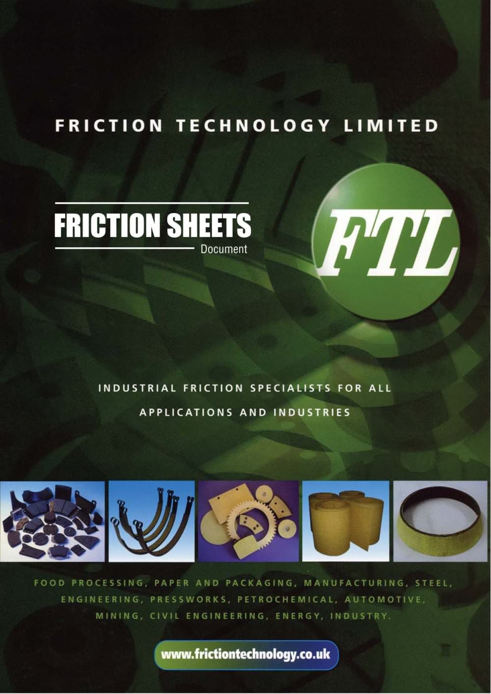 Flat Sheet Friction Material - Friction Technologies