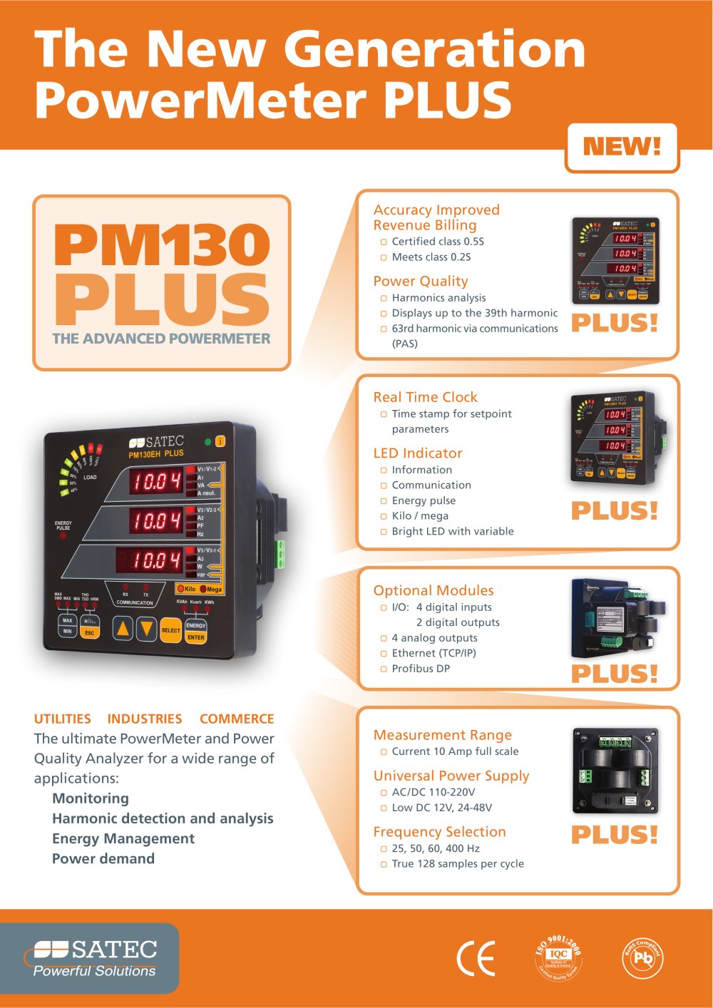 PM130 PLUS Flyer - SATEC