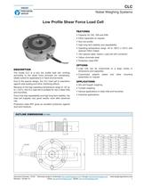 Low Profile Shear Force Load Cell