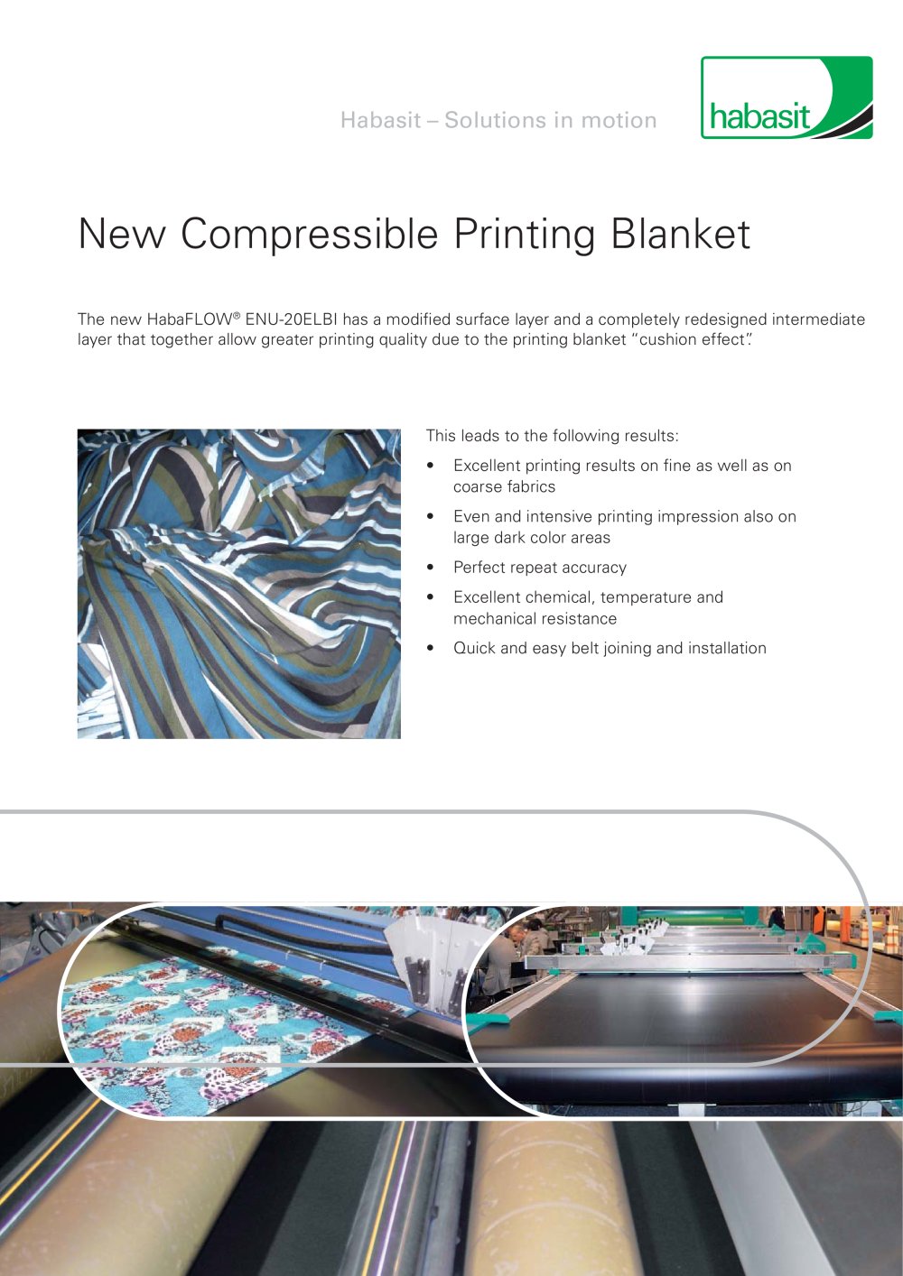 Habasit Compressible Printing Blankets (4268) - Habasit