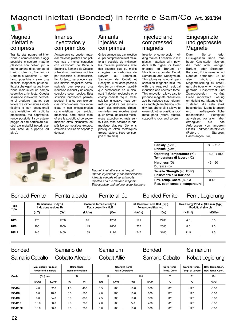 Bonded Ferrite e Sam/Co - CALAMIT