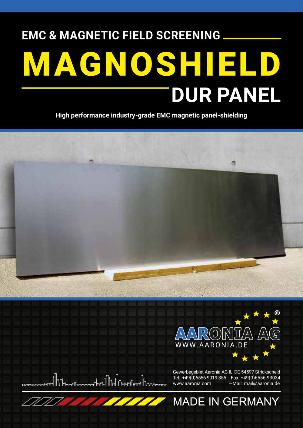 EMC magnetic panel-shielding - Aaronia AG