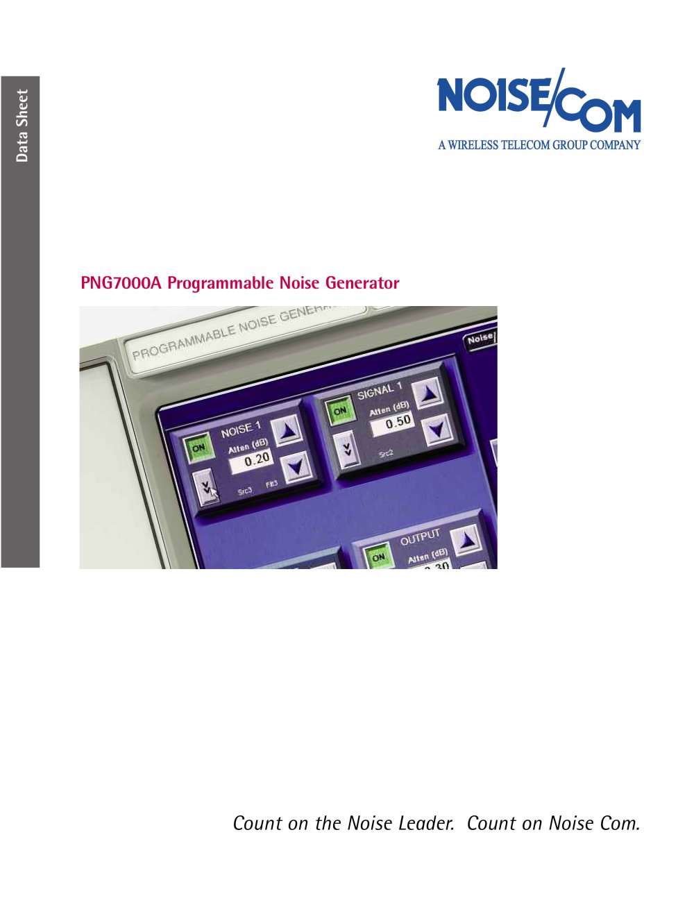 Analog Noise Generators    PNG7000 - Noisecom