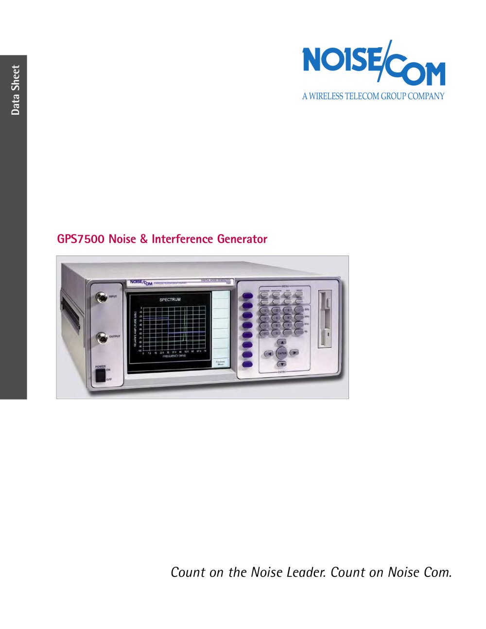 GPS7500 Noise & Interference Generator - Noisecom