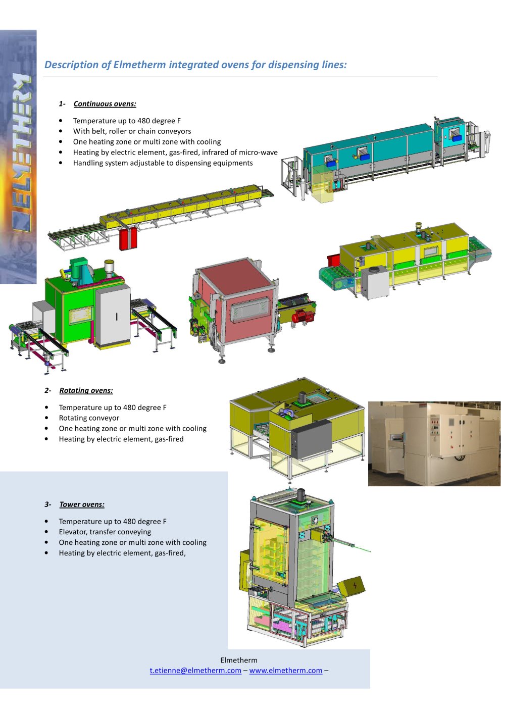 ovens for resin polymerization - ELMETHERM