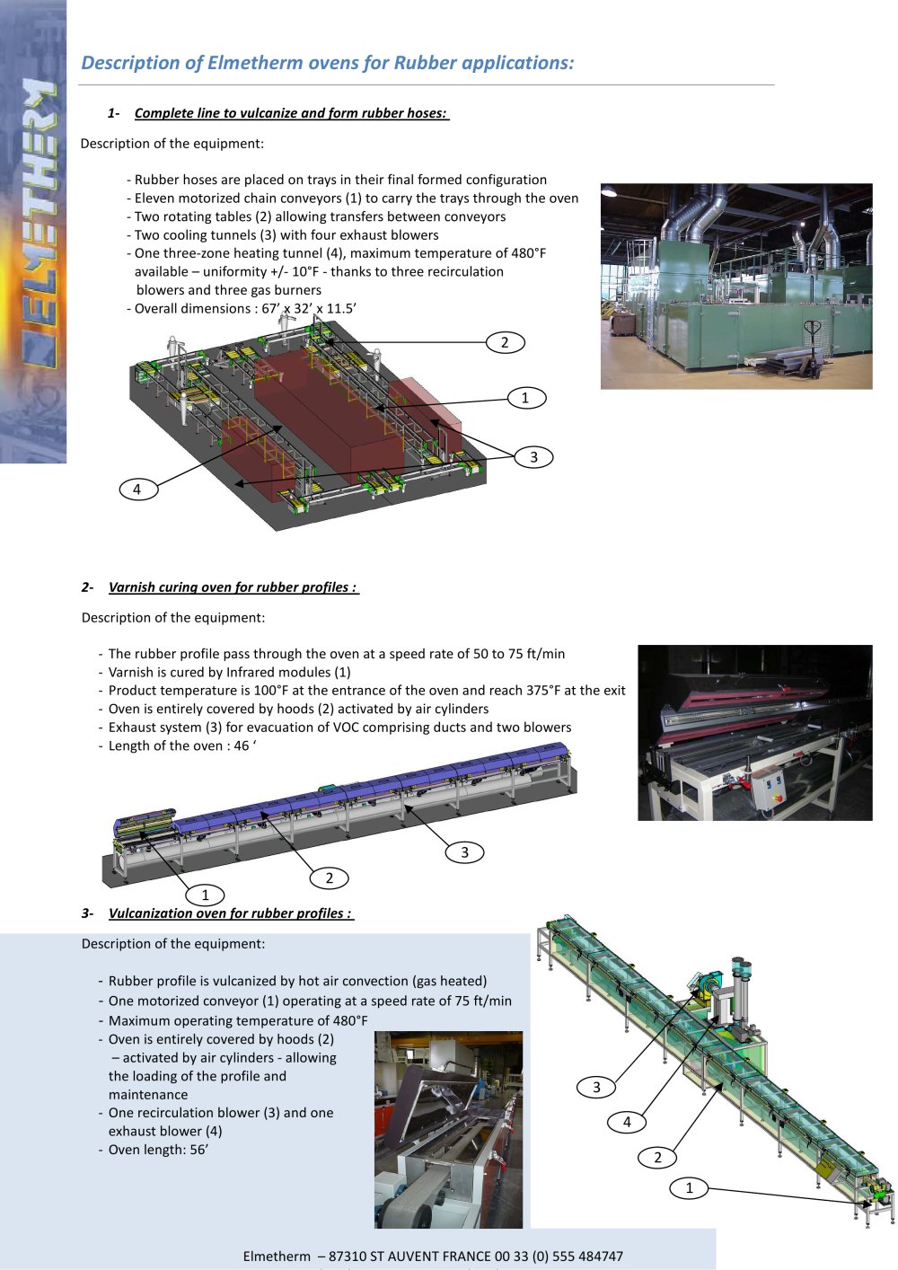 rubber and plastic applications - ELMETHERM
