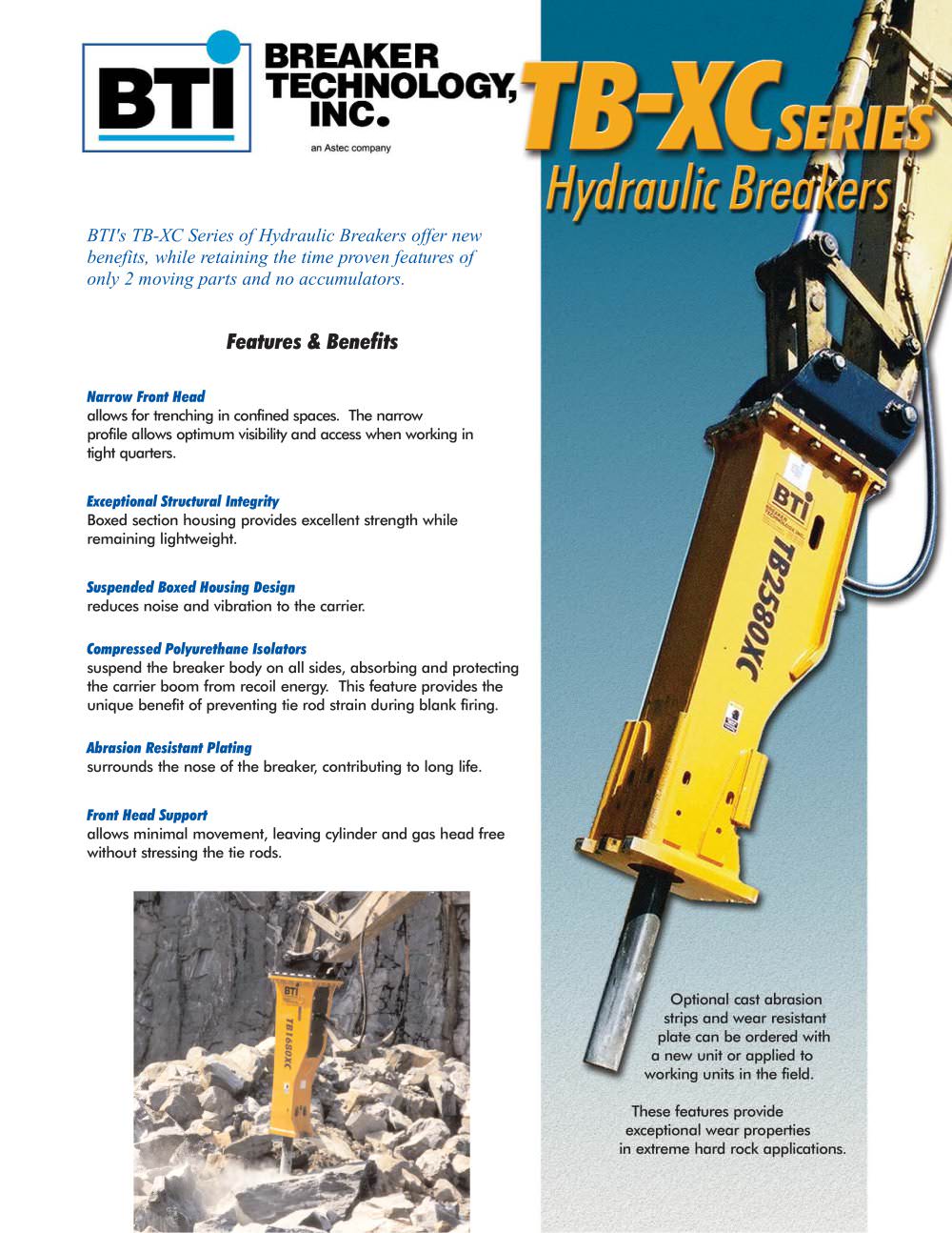 TB-XC SERIES BOXED BREAKERS - Breaker Technology, LTD.