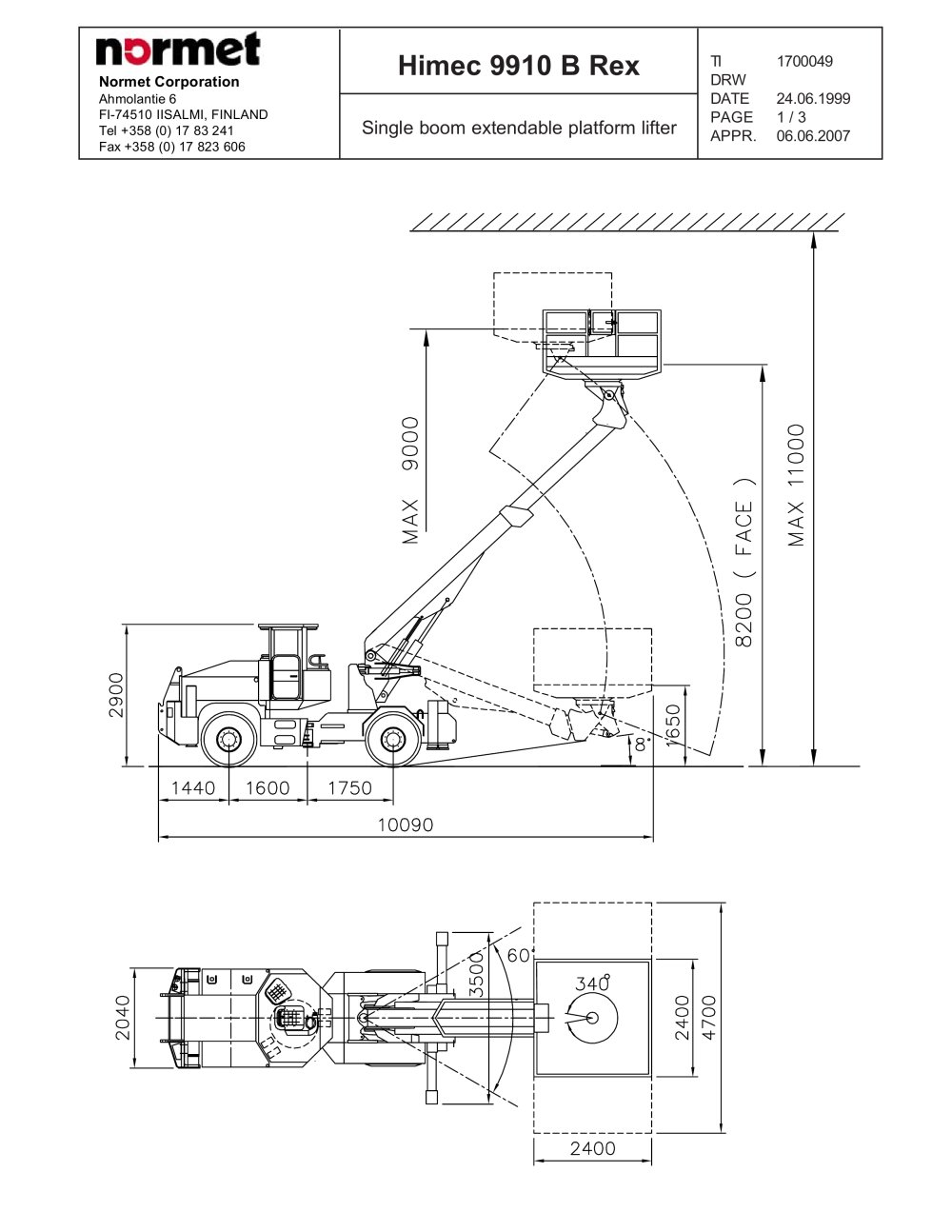 Himec 9910 B REX - Normet International Ltd.