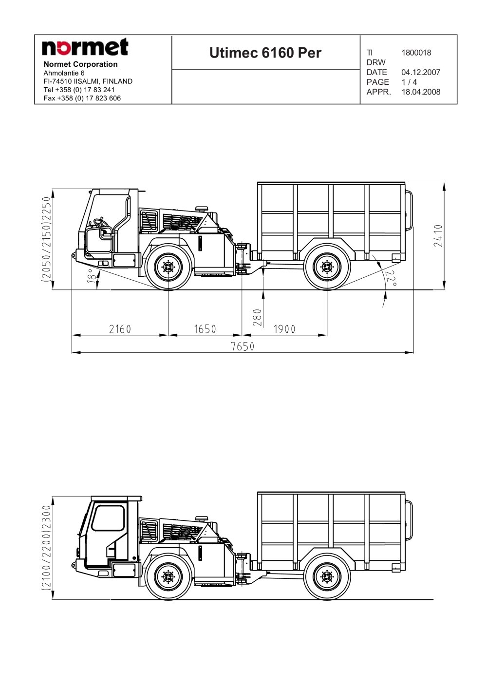 Utimec 6160 PER - Normet International Ltd.