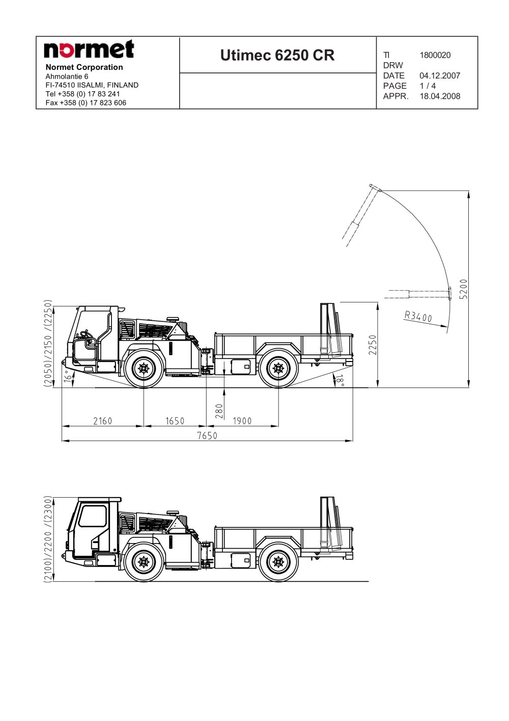 Utimec 6250 CR - Normet International Ltd.