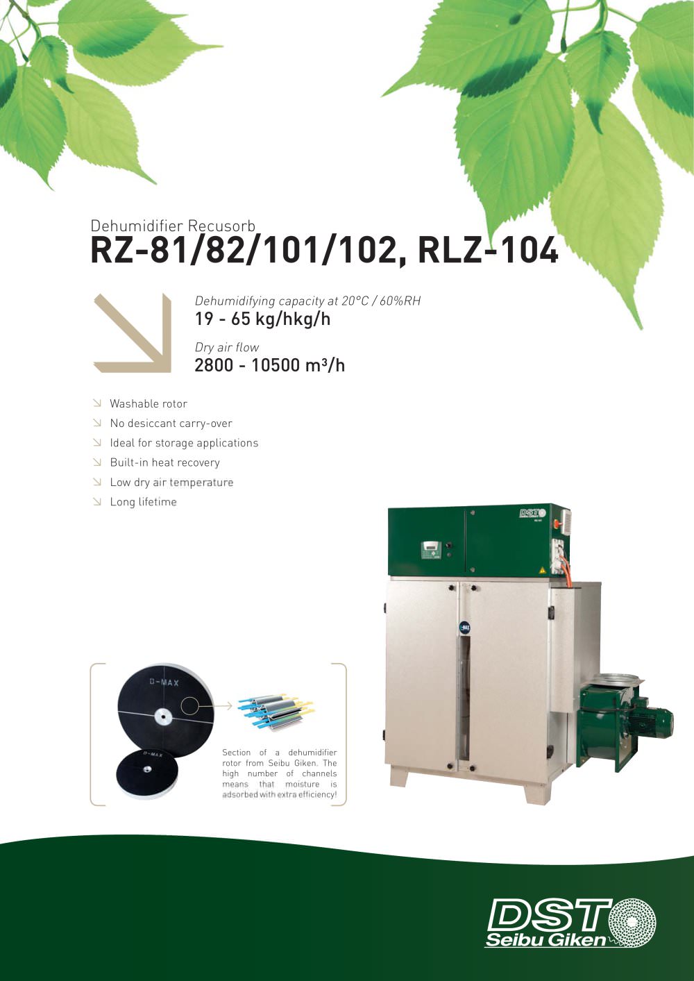 RZ Dehumidifiers - Seibu Giken DST AB