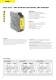 safety sensors - WIELAND ELECTRIC