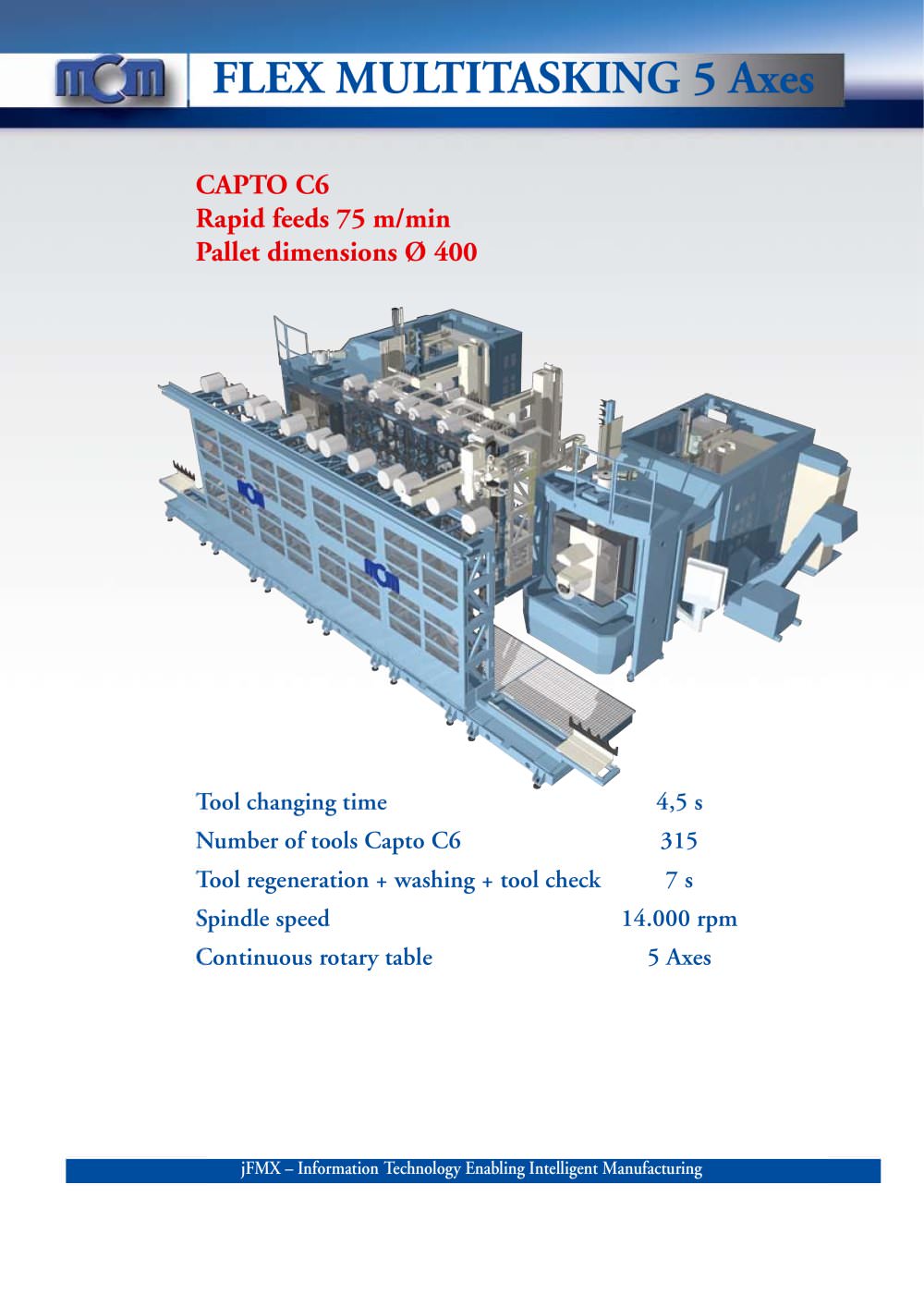 FLEX MULTITASKING 5 axes - MCM Machining Centers Manufacturing