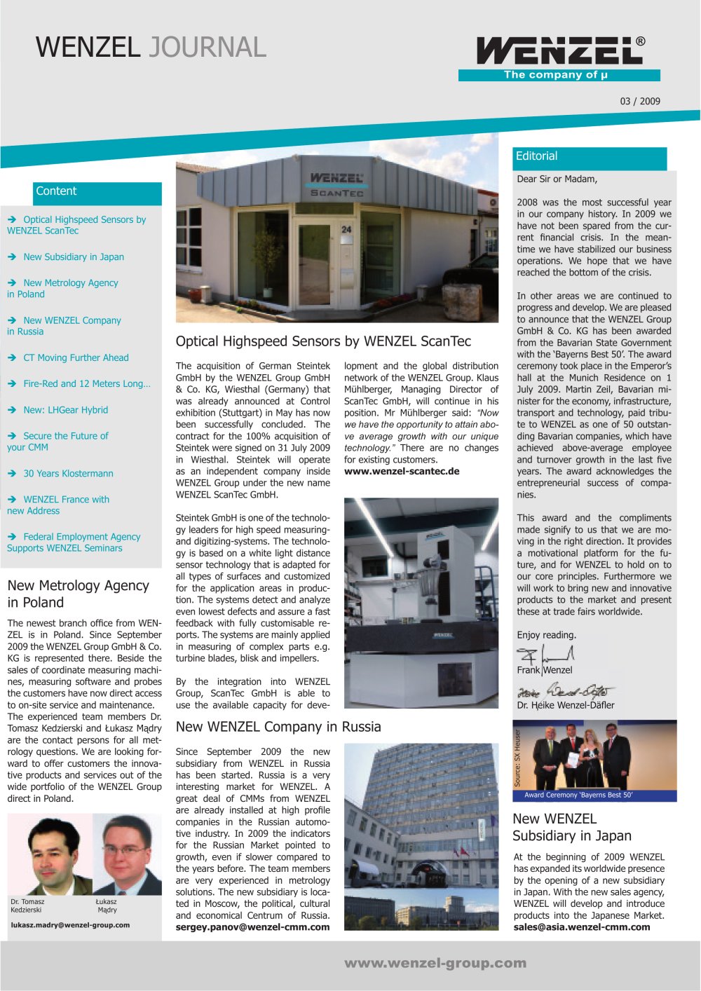 Wenzel journal - WENZEL