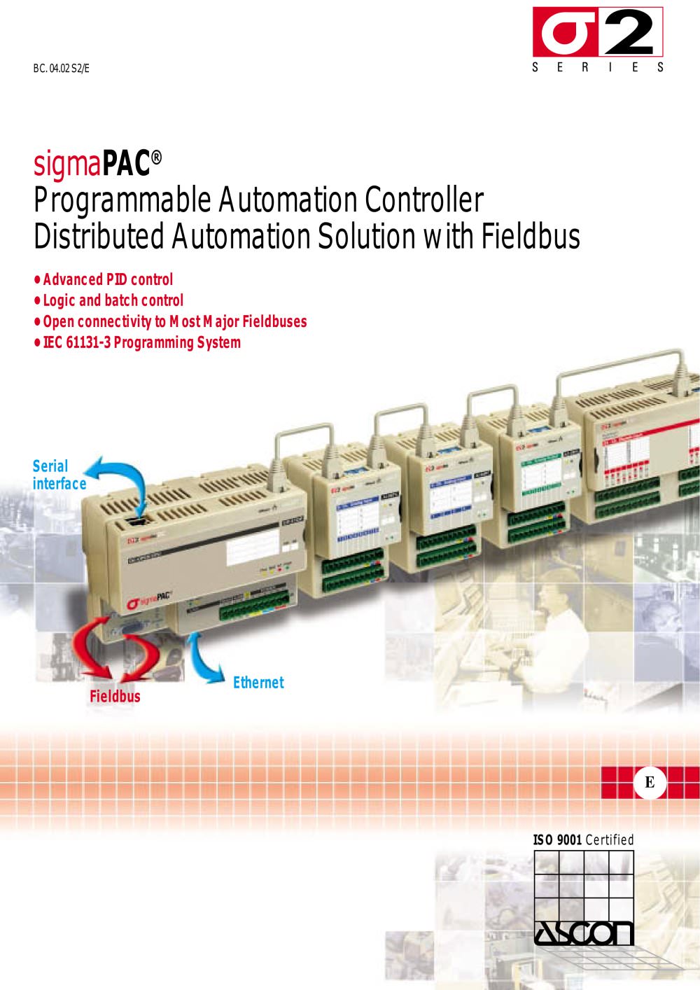 Programmable Automation Controllers - SigmaPAC Series - ASCON