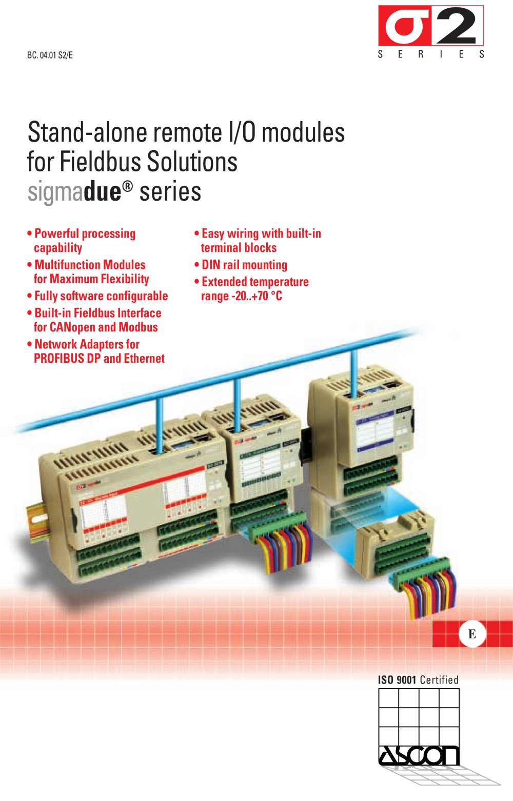Stand-alone Remote I/Os - Sigma I/O Series - ASCON