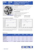 High precision sealed power chucks &Oslash; 170 - 400 mm NT-D 	NT-M INCH Serration 	METRIC Serration