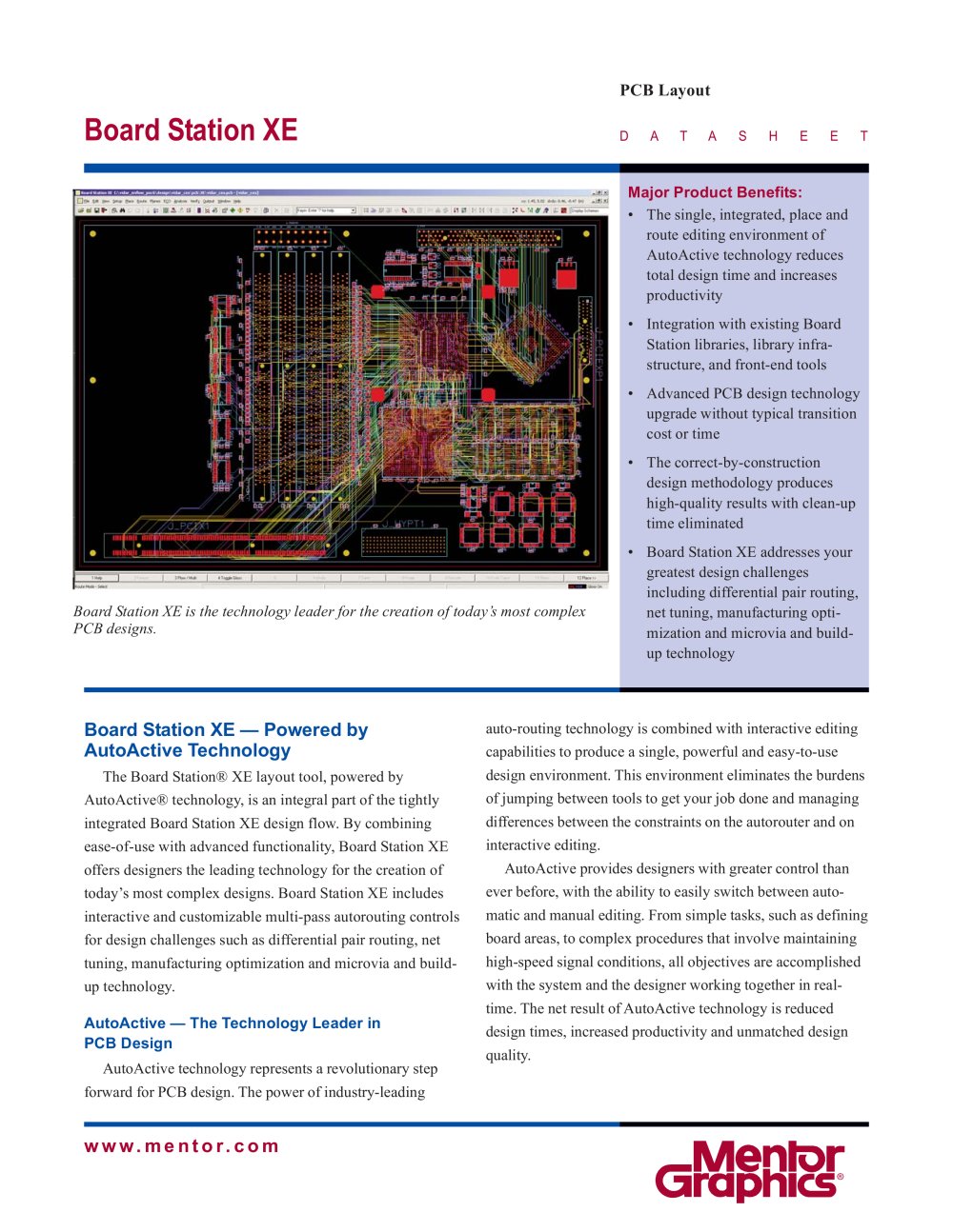 PCB Systems Board Station XE - Mentor Graphics