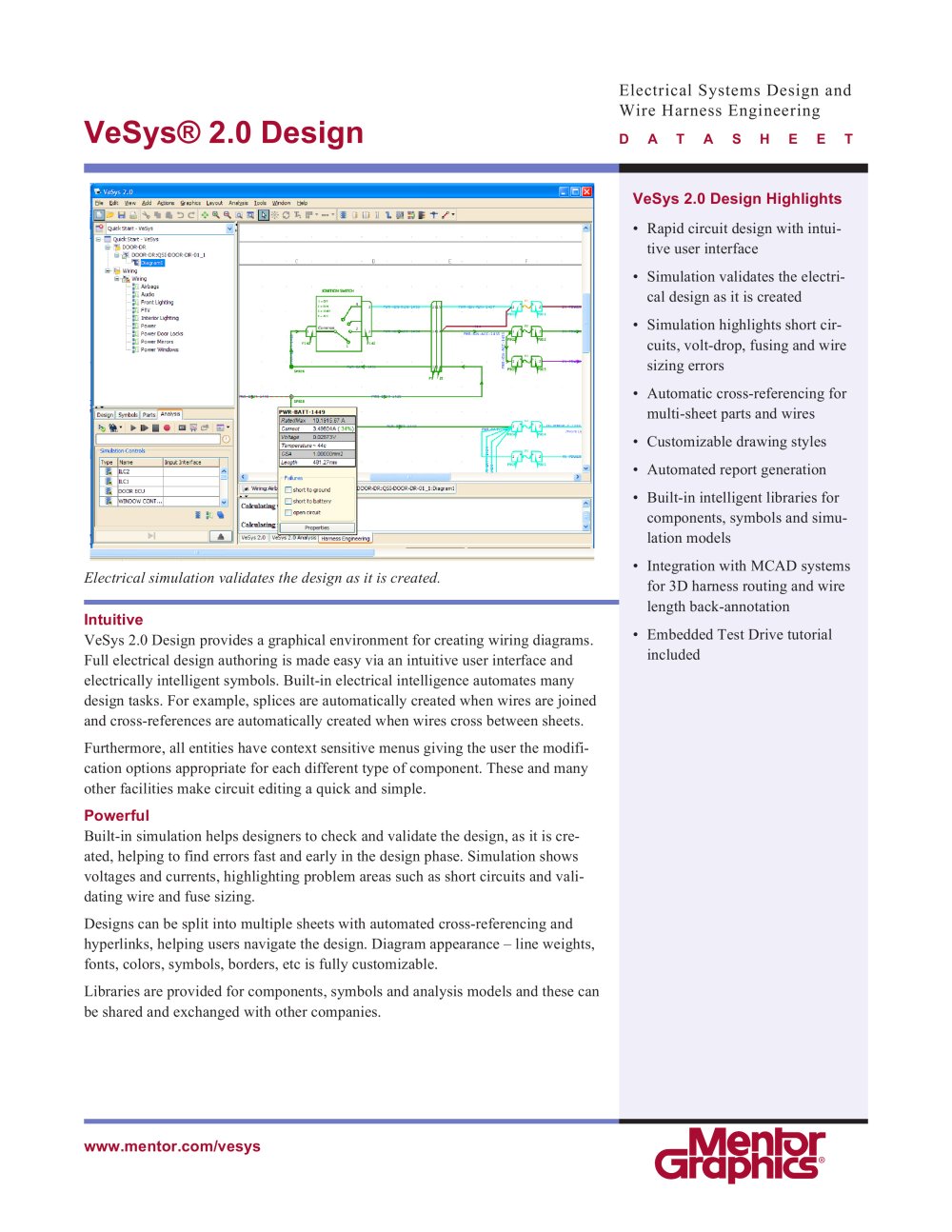 VeSys - Mentor Graphics
