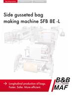 SFB 8 E-L Side Gusset Bag Machine