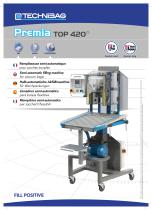 Semi-automatic filling machine for vaccum bags PREMIA