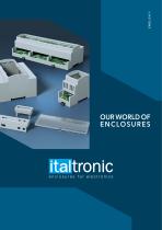 Compact Enclosure Modulbox Xts Italtronic For Din Rail Modular