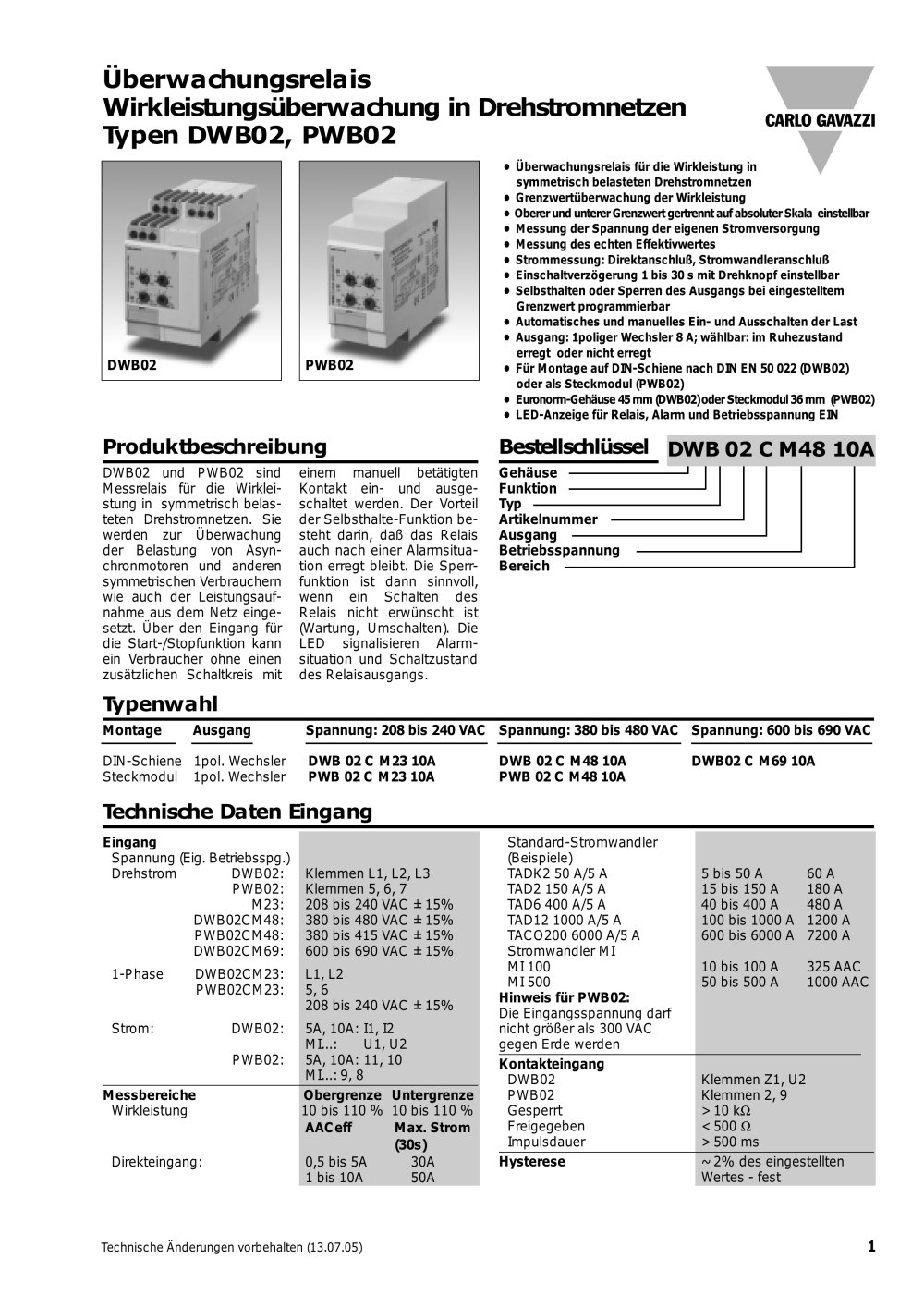 Timers AAM C D23 - CARLO GAVAZZI