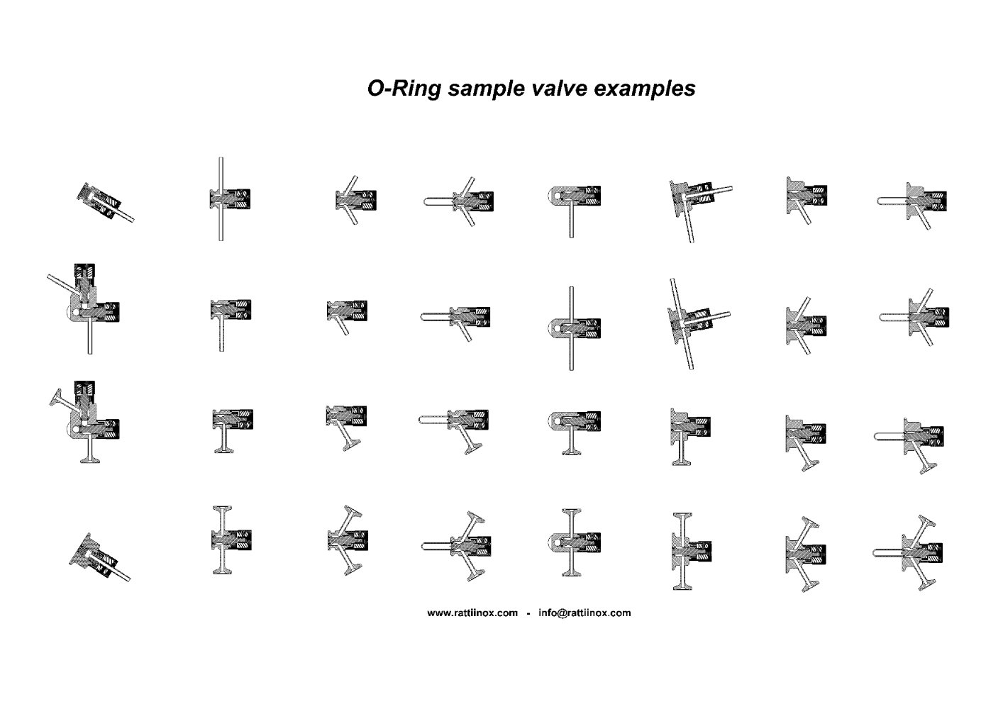 O-Ring Sample Valve - Examples - RATTIINOX SRL